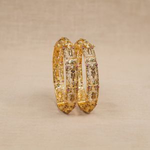 Magnificent Gold Dasavatharam Bangles 112VG2678