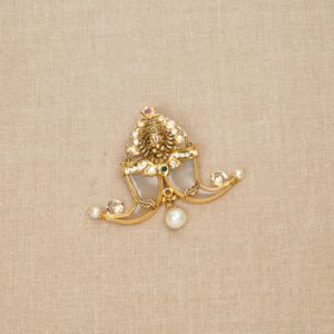 Narasimha Swamy Tiger Nail Gold Pendant 115VG1583