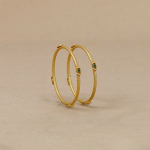 22Kt Vintage Gold Kids Bangles 125VG1952