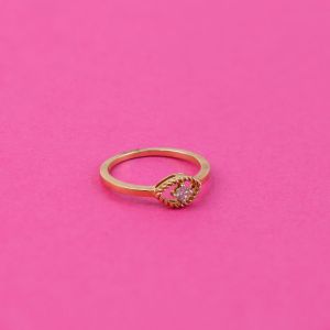 18Kt Solitaire Diamond Finger Ring 148VH56