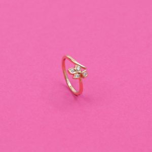 Graceful Floral Diamond Ring For Women 151VG4695