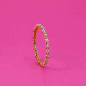 18Kt Flawless Floweret Diamond Bangles 173VG1549