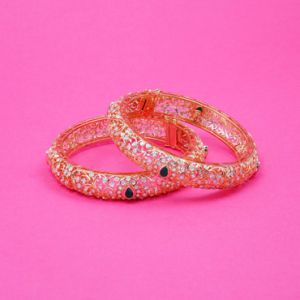 Majestic Vine Close Setting Diamond Bangles