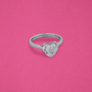 Heartfelt Radiance White Gold Diamond Ring