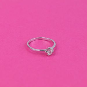 14Kt Elegant Engagement Diamond Ring 483VA827