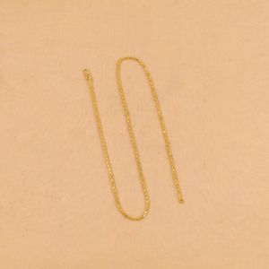 22Kt Short Twisted Gold Chain 64VC6664