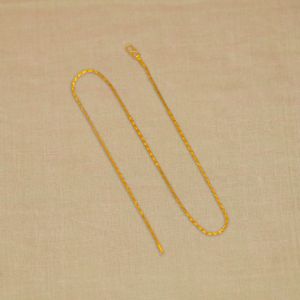 22Kt Intricate Handmade Gold Chain For Women 64VC7558