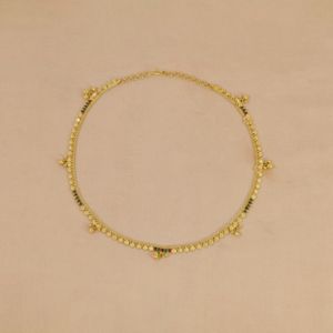 22Kt Baby Girl Gold Aranjanam 64VC8896