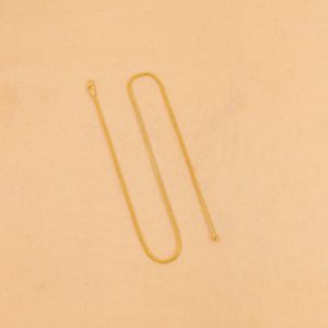 22Kt Slender Gold Chain For Women 64VD3912
