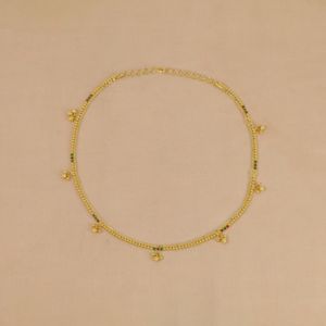 22Kt Gold Muvvala Molathadu For Kids 64VD7048