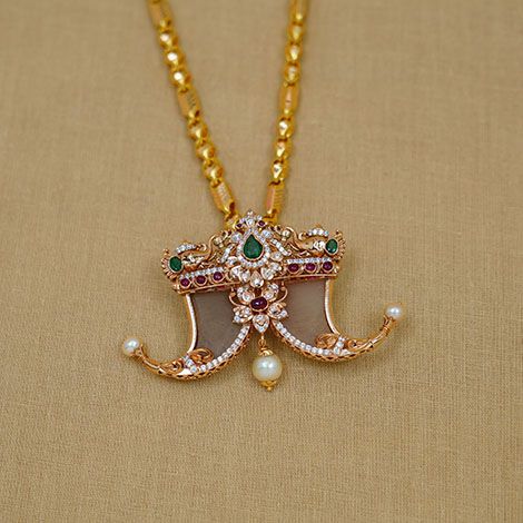 Traditional Aura Gold Puligoru Locket 115MHOEB15472